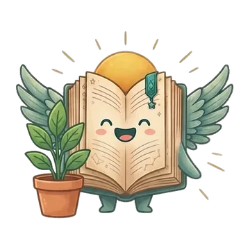 BrightLog 的吉祥物站在阳光下的盆栽旁,笑得很开心:“晒晒太阳”提醒