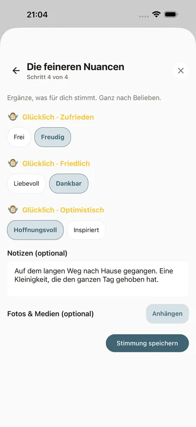 Dein täglicher Stimmungs-Check — BrightLog
