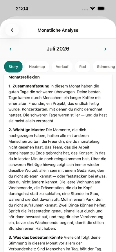 Erkenne deine eigenen Muster — BrightLog