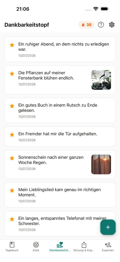 Sammle deine kleinen Freuden — BrightLog