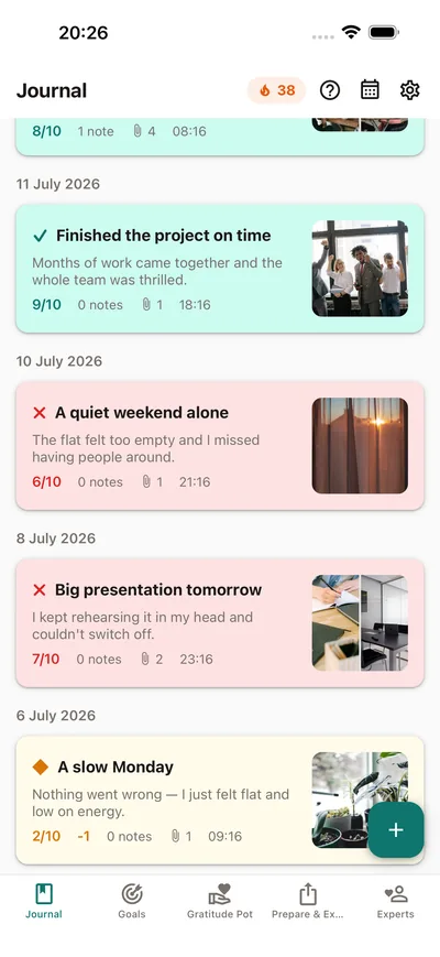 Your private mood journal — BrightLog