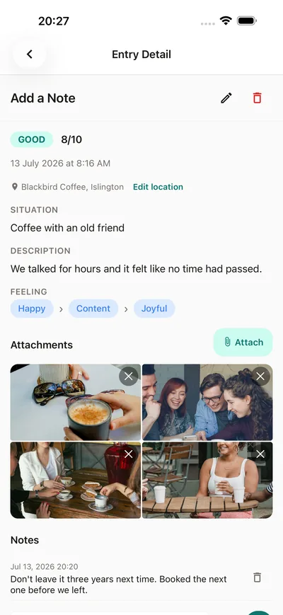 Keep the moment, photos and all — BrightLog