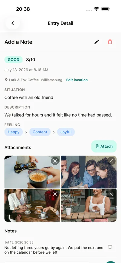 Keep the moment, photos and all — BrightLog