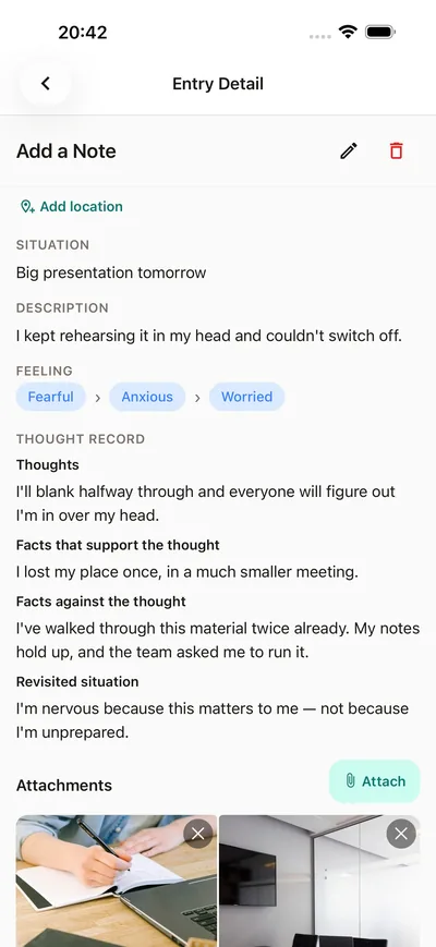 Put the thought on trial — BrightLog