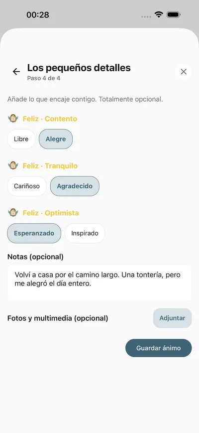 Cada día, tu estado de ánimo — BrightLog