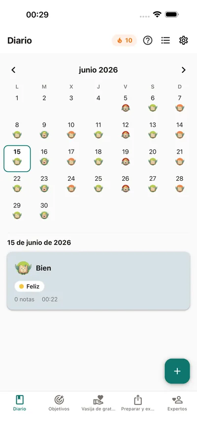Todo tu mes de un vistazo — BrightLog