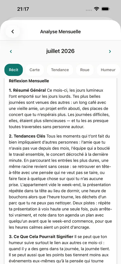 Comprends tes tendances — BrightLog