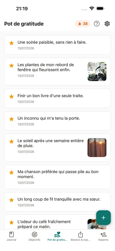 Récolte tes petites joies — BrightLog