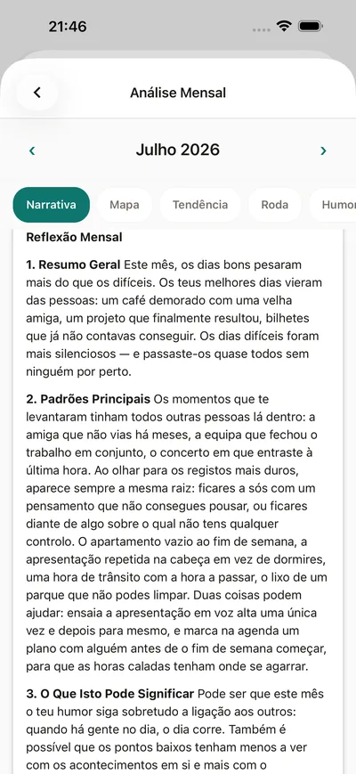 Descobre os teus padrões — BrightLog