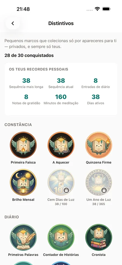 Celebra cada conquista — BrightLog