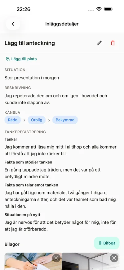 Syna tanken i sömmarna — BrightLog